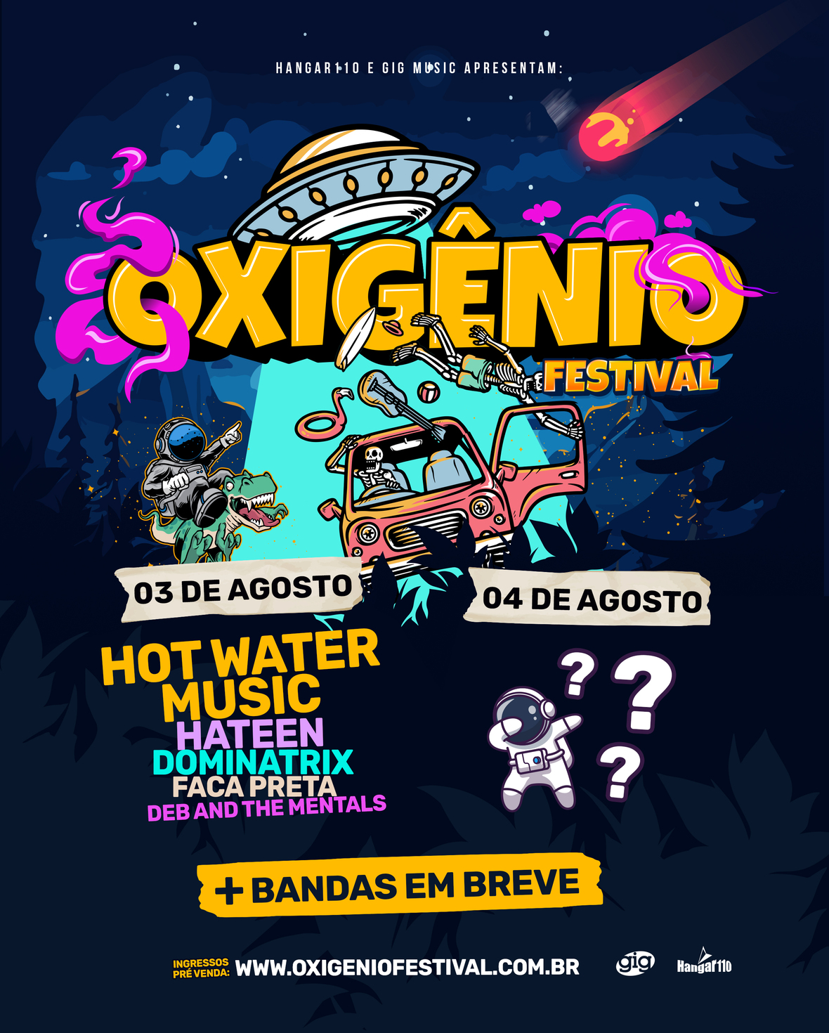 Oxigênio Festival 2024: Hot Water Music é confirmado para o primeiro dia